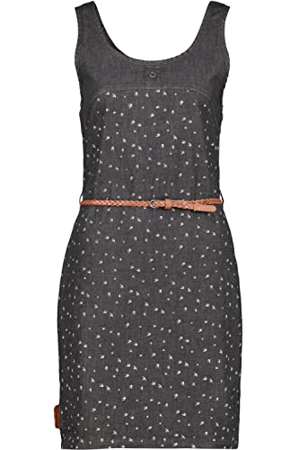 ALIFE and Kickin DoiaAK B Dress Damen Sommerkleid, Kleid Black Denim M von alife & kickin