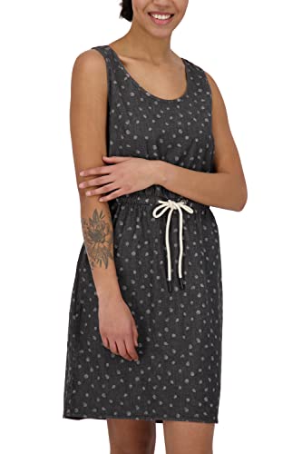 ALIFE and Kickin DojaAK DNM B Top Dress Damen Sommerkleid, Kleid Black Denim S von alife & kickin