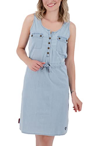 ALIFE and Kickin DorisAK DNM Dress Damen Sommerkleid, Jeanskleid, Kleid Light Denim S von alife & kickin