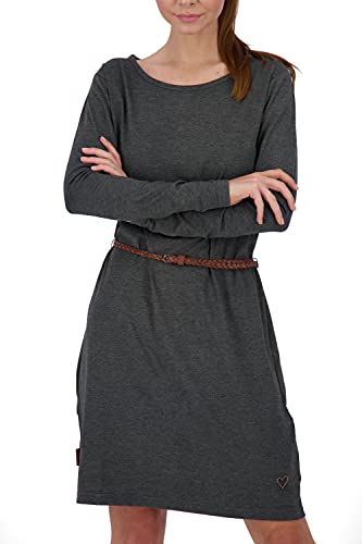 alife & kickin and Kickin Damen ElliAK Long Kleid, Moonless, L von alife & kickin