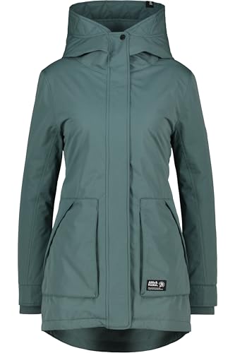 ALIFE and Kickin FloraAK A Parka – Damen Winterjacke Parka – Warm & Stylisch mit Kapuze – Perfekt für Kalte Tage, Herbst & Winter – Robuste Jacke Basalt XL von alife & kickin