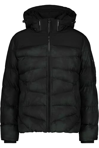 ALIFE and Kickin HenryAK B Puffer Jacket – Warme Herren Winterjacke Steppjacke – Winddicht & Atmungsaktiv – Perfekte Jacke für Herbst & Winter Coal Black XL von alife & kickin