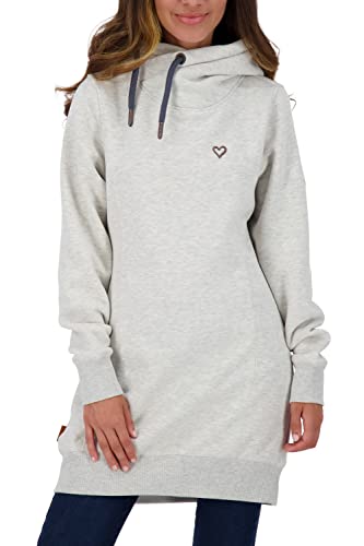 ALIFE and Kickin Hooded Longsweat Damen Kapuzensweatshirt, Pullover Cloudy S von alife & kickin