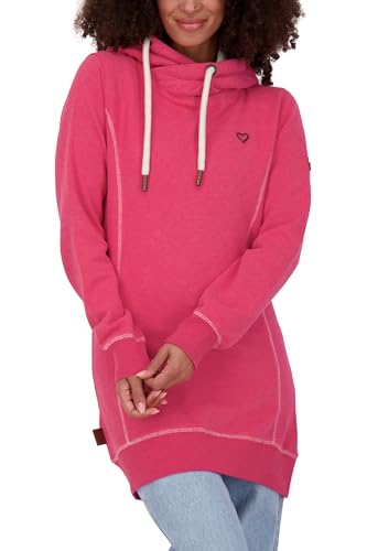 ALIFE and Kickin Hooded Longsweat Damen Kapuzensweatshirt, Pullover pink Fuchsia M von alife & kickin