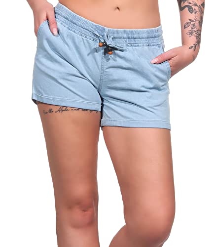 ALIFE and Kickin JaneAK Shorts Damen Light Denim XXL von alife & kickin