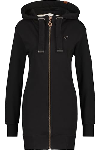 ALIFE and Kickin JasinaAK A Hooded Sweat Jacket – Damen Sweatjacke – Kapuzenjacke mit Reißverschluss – Perfekt für kalte Tage – Zipper Jacke für Herbst & Winter Moonless XS von alife & kickin