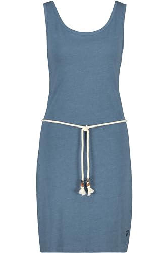 ALIFE and Kickin JenniferAK A Sleeveless Dress Damen Sommerkleid, Kleid Elemental Blue Melange XL von alife & kickin