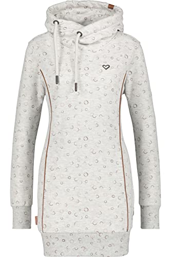 ALIFE and Kickin JilAK Longsweat – Damen Hoodie – Pullover mit Kapuze Ideal für Freizeit & Alltag - Sweatshirt - Kapuzenpullover Cloudy XL von alife & kickin