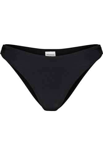 ALIFE and Kickin JordanaAK A Bikini Pant - Bikini Hose für Damen, Zeitloser Bikini Unterteil in Bequemer Passform, Unifarbener Slip aus Hochwertigem Material Black XXL von alife & kickin