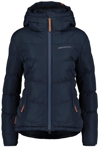 ALIFE and Kickin JuanaAK Jacket – Damen Winterjacke Kurz – Warm & Stylisch für Kalte Tage – Perfekt für Herbst & Winter – Bequeme Jacke für den Alltag Marine M von alife & kickin