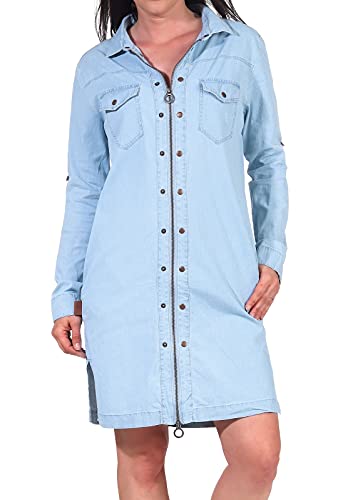 ALIFE and Kickin JudyAK DNM Dress Damen Light Denim S von alife & kickin