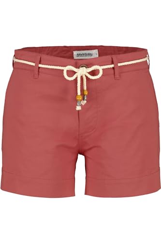 ALIFE and Kickin JuleAK A - Kurze Hose für Damen, Einfarbige Sommer Shorts, Atmungsaktives Weiches Material, Freizeithose mit Taschen, Damen Shorts, Kurze Hose Astro dust M von alife & kickin