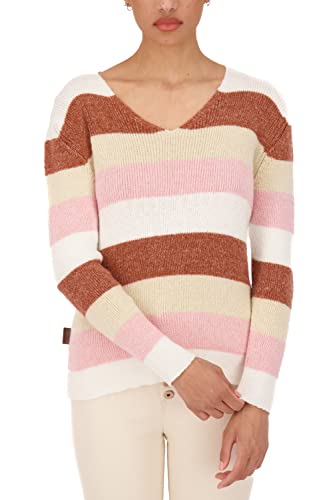 ALIFE and Kickin KaleaAK Z Knit Damen Rundhalspullover, Pullover Creme L von alife & kickin