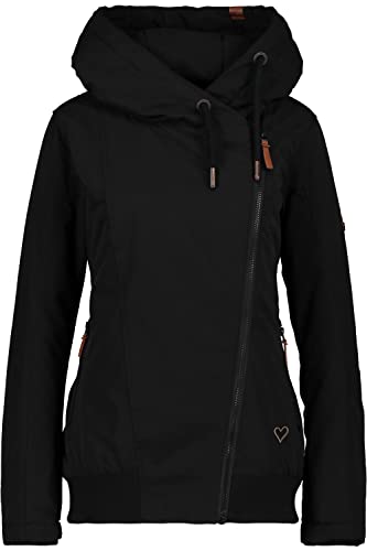 ALIFE and Kickin KiddoAK A Jacket – Damen Winterjacke Parka – Kurzer Mantek mit Kapuze – Perfekt für Kalte Tage, Herbst & Winter – Robuste Jacke Moonless S von alife & kickin