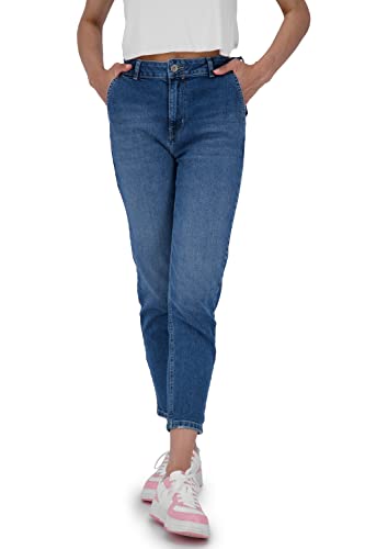 ALIFE and Kickin LaureenAK DNM A Pants Damen Jeanshose Dark Denim Washed L von alife & kickin