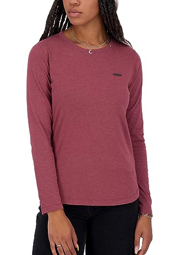 ALIFE and Kickin LeaAK A Longsleeve Damen Langarmshirt, Shirt Cranberry Juice Melange XL von alife & kickin