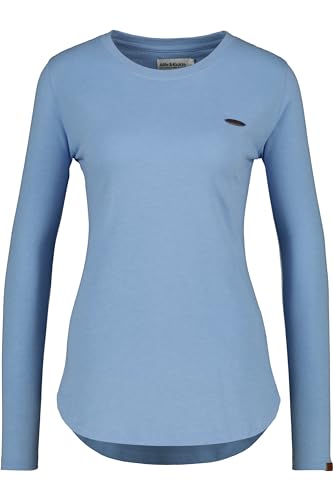 ALIFE and Kickin LeaAK A Longsleeve Damen Langarmshirt, Shirt Fjord Melange L von alife & kickin