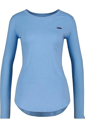 ALIFE and Kickin LeaAK A Longsleeve – Damen Longsleeve – Bequemes Langarmshirt für Frühling & Herbst – Weich & Atmungsaktiv – Perfekt für Übergangszeiten Lupine Blue Melange L von alife & kickin