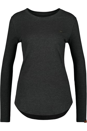 ALIFE and Kickin LeaAK A Longsleeve Damen Langarmshirt Moonless Melange L von alife & kickin