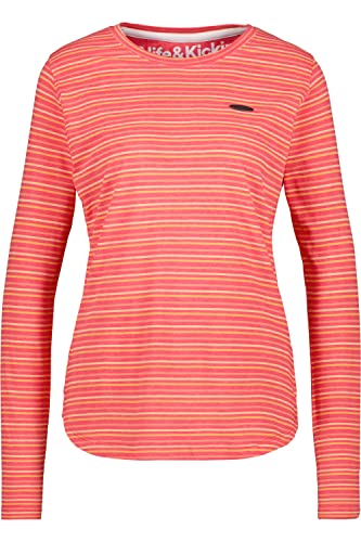 ALIFE and Kickin LeaAK Z Longsleeve Damen Langarmshirt, Shirt Coral M von alife & kickin