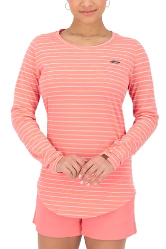 ALIFE and Kickin LeaAK Z Longsleeve Damen Langarmshirt, Shirt Ocean Coral XXL von alife & kickin