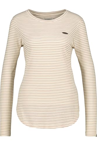 ALIFE and Kickin LeaAK Z Longsleeve – Damen Longsleeve – Bequemes Langarmshirt für Frühling & Herbst – Weich & Atmungsaktiv – Perfekt für Übergangszeiten Chalk XS von alife & kickin