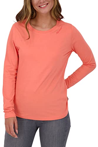 ALIFE and Kickin LeanaAK A Longsleeve Damen Salmon Melange L von alife & kickin