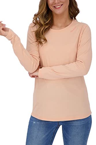 ALIFE and Kickin LeanaAK A Longsleeve Damen apricot Melange L von alife & kickin