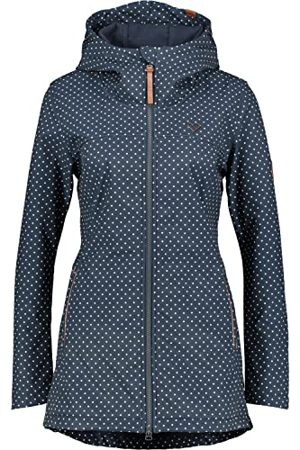 ALIFE and Kickin LoreneAK Softshelljacket – Damen Winterjacke Kurz – Warm & Stylisch für Kalte Tage – Perfekt für Herbst & Winter – Bequeme Jacke für den Alltag Marine XS von alife & kickin