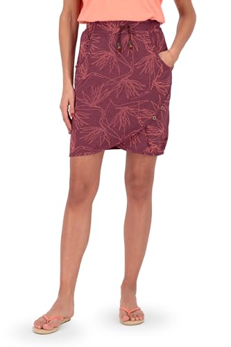 ALIFE and Kickin LucyAK B Short Skirt Damen Sommerrock, Rock Cranberry Juice Melange XL von alife & kickin