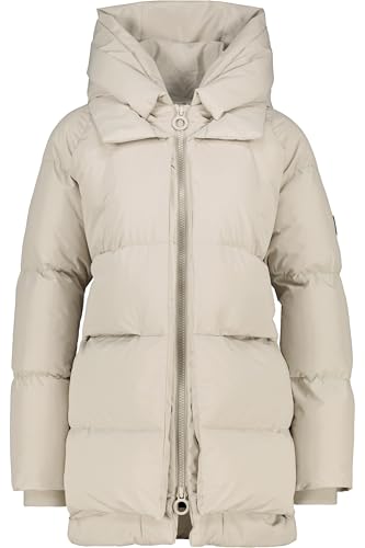 ALIFE and Kickin LykkeAK A Puffer Parka – Damen Winterjacke Parka – Steppjacke Warm & Stylisch mit Kapuze – Perfekt für Kalte Tage, Herbst & Winter – Robuste Jacke Pumice M von alife & kickin
