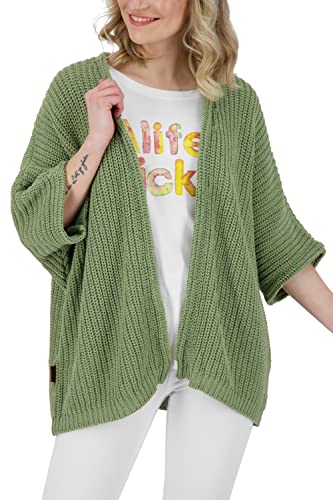 alife & kickin and Kickin Damen MacyAK Strickjacke, Dust, XS von alife & kickin