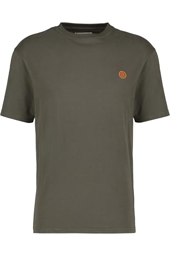 ALIFE and Kickin MadsAK Shirt – Herren T-Shirt – Weiches & Bequemes Kurzarm Shirt – Perfekt für Alltag & Freizeit – Klassisches Rundhals-Design Olive drab L von alife & kickin