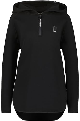 ALIFE and Kickin MaraAK N Neopren Hoodie – Damen Hoodie – Pullover mit Kapuze - Extra Warm & Kuschelig – Kapuzenpullover Ideal für den Winter Moonless S von alife & kickin