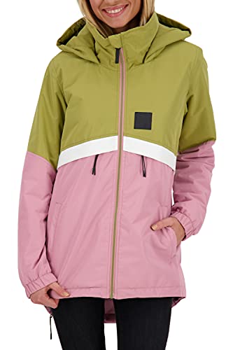 ALIFE and Kickin MedusaAK Jacket – Damen Winterjacke Kurz – Warme & Bequeme Jacke für Kalte Tage – Perfekt für Herbst & Winter, Ideal für Alltag & Freizeit Moose L von alife & kickin