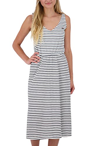 ALIFE and Kickin MelinaAK Dress Damen Sommerkleid, Kleid White L von alife & kickin