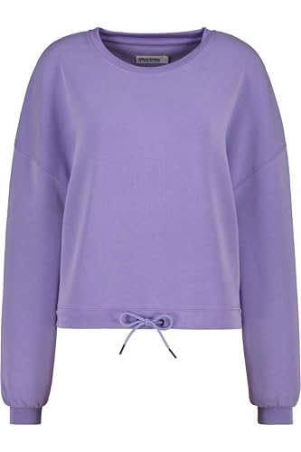 ALIFE and Kickin MeredithAK N Neopren Sweatshirt – Damen Pullover – Warmes Sweatshirt ohne Kapuze - Für kalte Tage – Langarmshirt Perfekt für Herbst & Winter meta Mauve M von alife & kickin