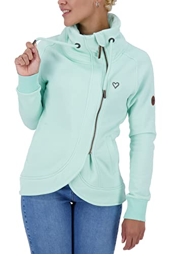 ALIFE and Kickin MerylAK A Sweatjacket Damen Sweatjacke Mint Melange XS von alife & kickin