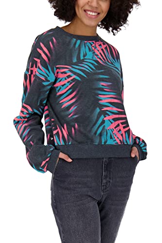 ALIFE and Kickin MiraAK Sweat – Damen Sweatshirt – Leichter Pullover für Frühling & Sommer – Ideal für wärmere Jahreszeiten Marine XL von alife & kickin