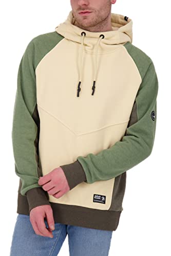 ALIFE and Kickin MiroAK A Sweat Herren Kapuzensweatshirt, Sweatshirt Creme Melange M von alife & kickin