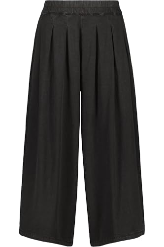 ALIFE and Kickin NadetteAK DNM A Pants – Damen Stoffhose – Klassisch & Bequem für Freizeit & Alltag – Elegante Freizeithose - Lange Hose Black Denim Washed XL von alife & kickin
