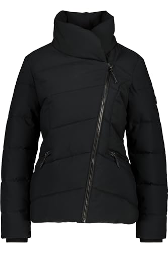 ALIFE and Kickin NellAK A Puffer Jacket – Damen Winterjacke Steppjacke Kurz – Warm & Stylisch für Kalte Tage – Perfekt für Herbst & Winter – Bequeme Jacke für den Alltag Black L von alife & kickin