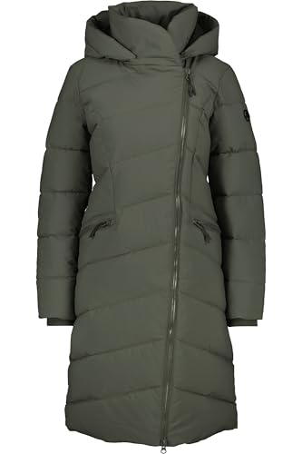 ALIFE and Kickin NimaAK A Puffer Parka – Damen Winterjacke Parka – Steppjacke Warm & Stylisch mit Kapuze – Perfekt für Kalte Tage, Herbst & Winter – Robuste Jacke Olive drab XL von alife & kickin