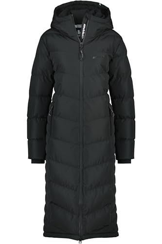 ALIFE and Kickin NinaAK A Puffer Coat – Damen Winterjacke Parka – Mantel mit Kapuze – Perfekt für Kalte Tage, Herbst & Winter – Robuste Jacke Moonless L von alife & kickin