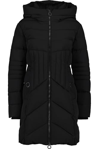 ALIFE and Kickin PriscillaAK A Puffer Parka – Damen Winterjacke Parka – Steppjacke Warm & Stylisch mit Kapuze – Perfekt für Kalte Tage, Herbst & Winter – Robuste Jacke Black S von alife & kickin