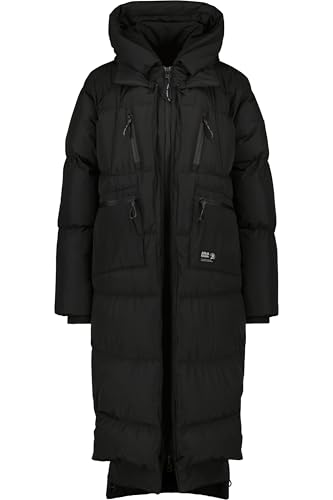 ALIFE and Kickin RihannaAK A Puffer Coat – Damen Wintermantel Steppmantel – Lange Winterjacke für Kalte Tage – Mantel für Herbst & Winter – Perfekt für Freizeit & Alltag Moonless XXL von alife & kickin