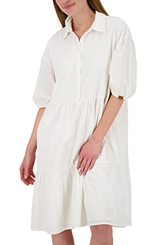 ALIFE and Kickin SalomeAK E Dress Damen Sommerkleid, Kleid White S von alife & kickin