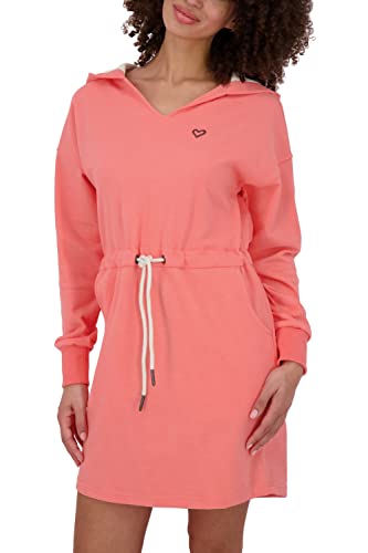 ALIFE and Kickin ScarlaAK A Sweatdress Damen Sweatkleid, Kleid Peach S von alife & kickin