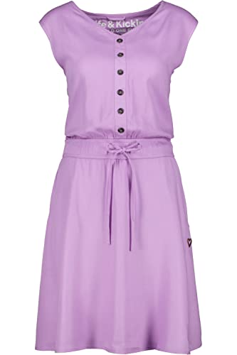 ALIFE and Kickin ScarlettAK A Sleeveless Dress Damen Sommerkleid, Kleid digital Lavender L von alife & kickin