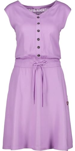 ALIFE and Kickin ScarlettAK A Sleeveless Dress Damen Sommerkleid, Kleid digital Lavender XL von alife & kickin